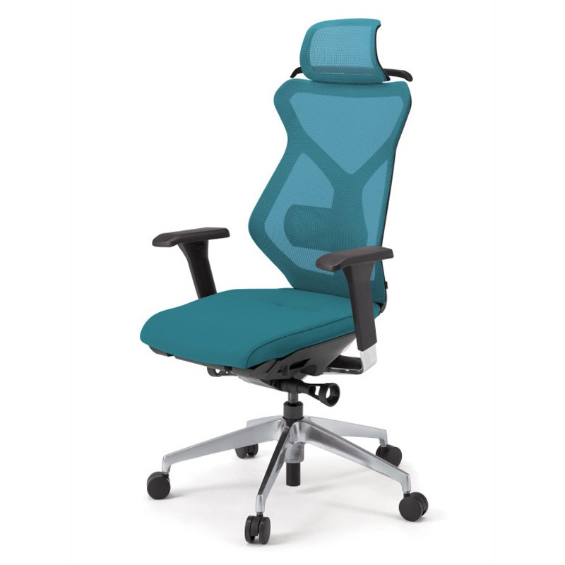 KG-357JVH1-ZTA3 セクアチェア エクストラハイバック 可動肘 ハンガー付 アルミミラー脚<配送時組立サービス付> 1台 イトーキ 【通販モノタロウ】 109,900円