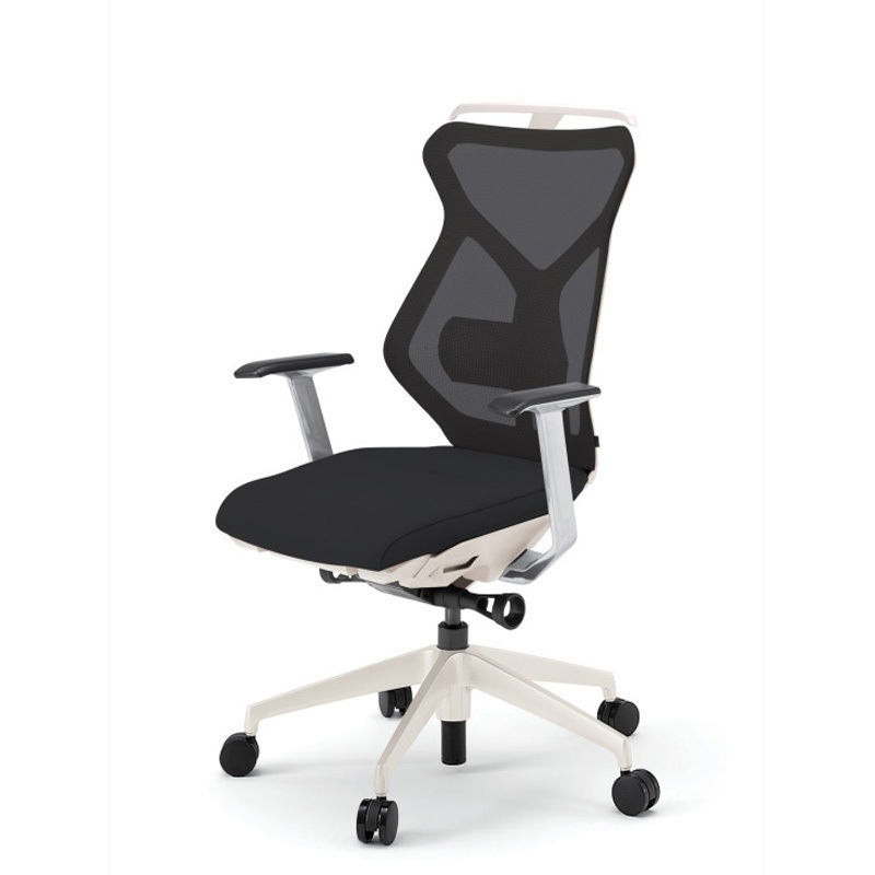 KG-365JVH1-WWT1 セクアチェア 固定肘 ハンガー付 樹脂脚<配送時組立サービス付> イトーキ ホワイト 高さ1035mm幅660mm奥行595mm  KG-365JVH1-WWT1