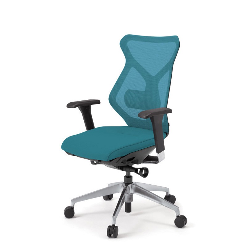 KG-367JV1-ZTA3 セクアチェア 可動肘付 アルミミラー脚<配送時組立サービス付> イトーキ ホワイト 高さ1035mm幅510mm奥行555mm  KG-367JV1-ZTA3 98,890円