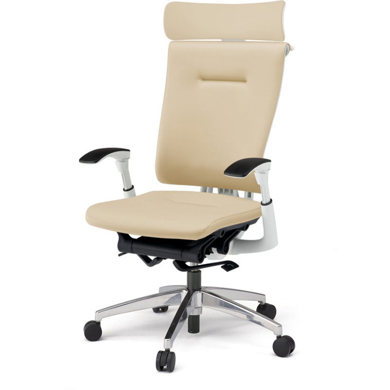 KF-527DLH-ZWK6 セレーオチェア エクストラハイバック セレクトタイプ 可動肘 ハンガー ビニールレザーDL ナイロンキャスター<配送時組立サービス付> 1台 イトーキ 【通販モノタロウ】