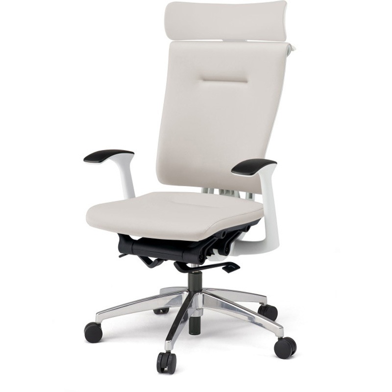 KF525DLHM-ZWC8 セレーオチェア エクストラハイバック セレクトタイプ 固定肘 ハンガー ビニールレザーDL ウレタンキャスター<配送時組立サービス付> 1台 イトーキ 【通販モノタロウ】