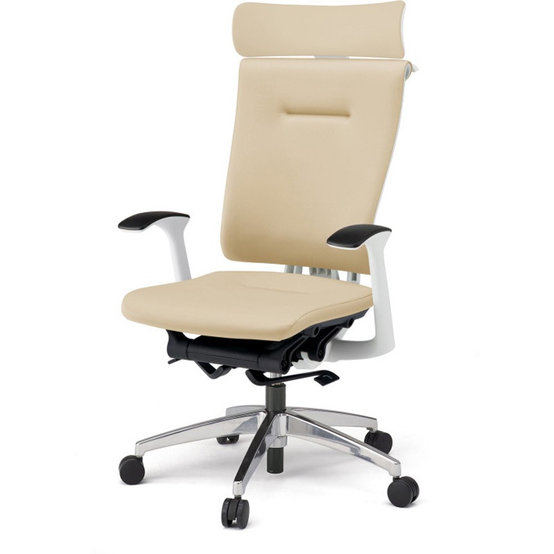 KF525DLHM-ZWK6 セレーオチェア エクストラハイバック セレクトタイプ 固定肘 ハンガー ビニールレザーDL ウレタンキャスター<配送時組立サービス付> 1台 イトーキ 【通販モノタロウ】