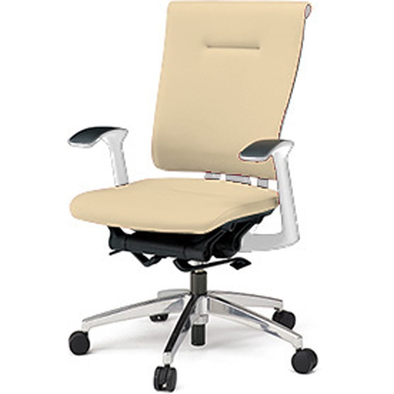KF-545DL-ZWK6 セレーオチェア セレクトタイプ 固定肘 ビニールレザーDL ナイロンキャスター<配送時組立サービス付> 1台 イトーキ 【通販モノタロウ】