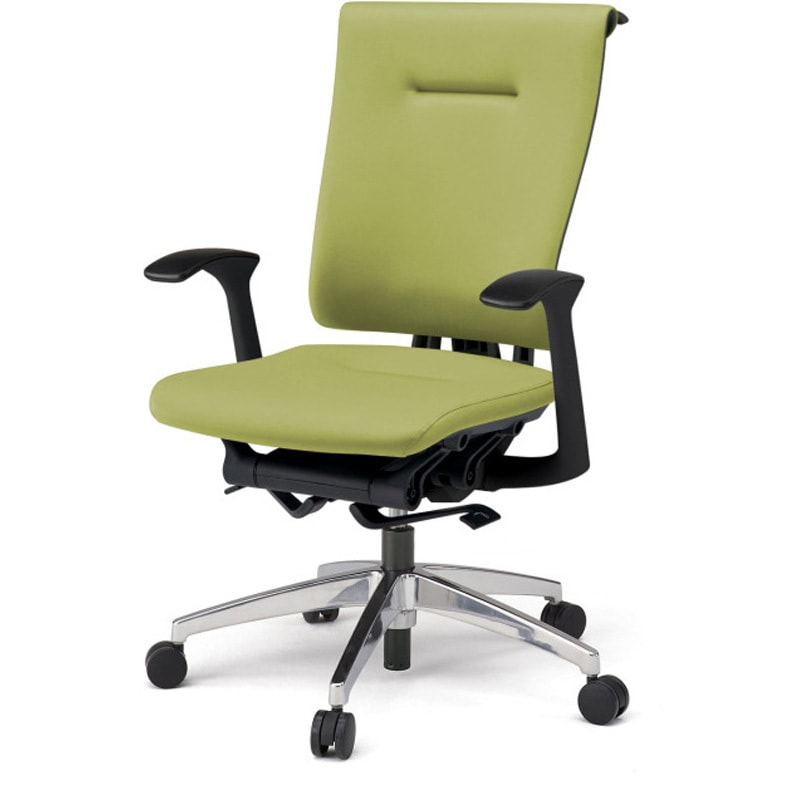 KF-545DLH-ZTL8 セレーオチェア セレクトタイプ 固定肘 ハンガー ビニールレザーDL ナイロンキャスター<配送時組立サービス付> 1台 イトーキ 【通販モノタロウ】