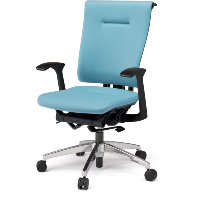 KF-545DLH-ZTS4 セレーオチェア セレクトタイプ 固定肘 ハンガー ビニールレザーDL ナイロンキャスター<配送時組立サービス付> 1台 イトーキ 【通販モノタロウ】