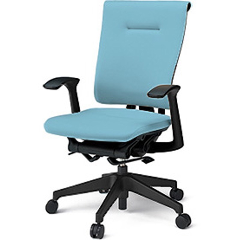 KF-585DL-TTS4 セレーオチェア スタンダードタイプ 固定肘 ビニールレザーDL 樹脂脚 ナイロンキャスター<配送時組立サービス付> 1台 イトーキ 【通販モノタロウ】