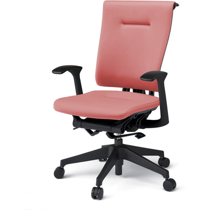 KF585DLHM-TTM6 セレーオチェア スタンダードタイプ 固定肘 ハンガー ビニールレザーDL 樹脂脚 ウレタンキャスター<配送時組立サービス付> 1台 イトーキ 【通販モノタロウ】 139,800円