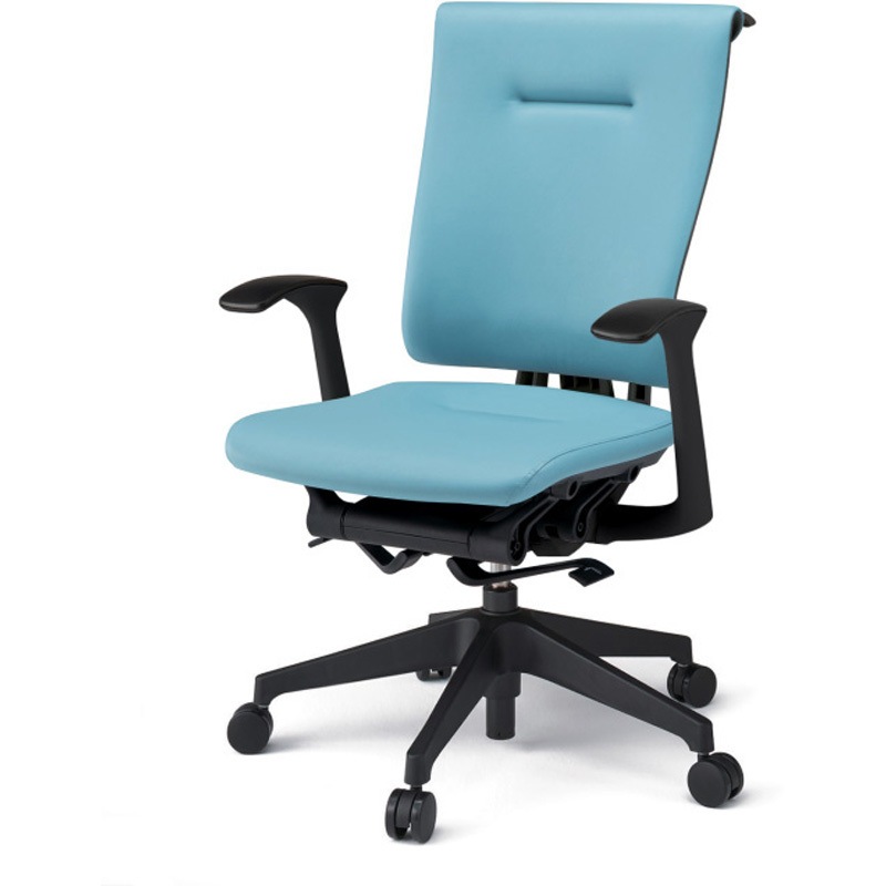 KF585DLHM-TTS4 セレーオチェア スタンダードタイプ 固定肘 ハンガー ビニールレザーDL 樹脂脚 ウレタンキャスター<配送時組立サービス付> 1台 イトーキ 【通販モノタロウ】 139,800円