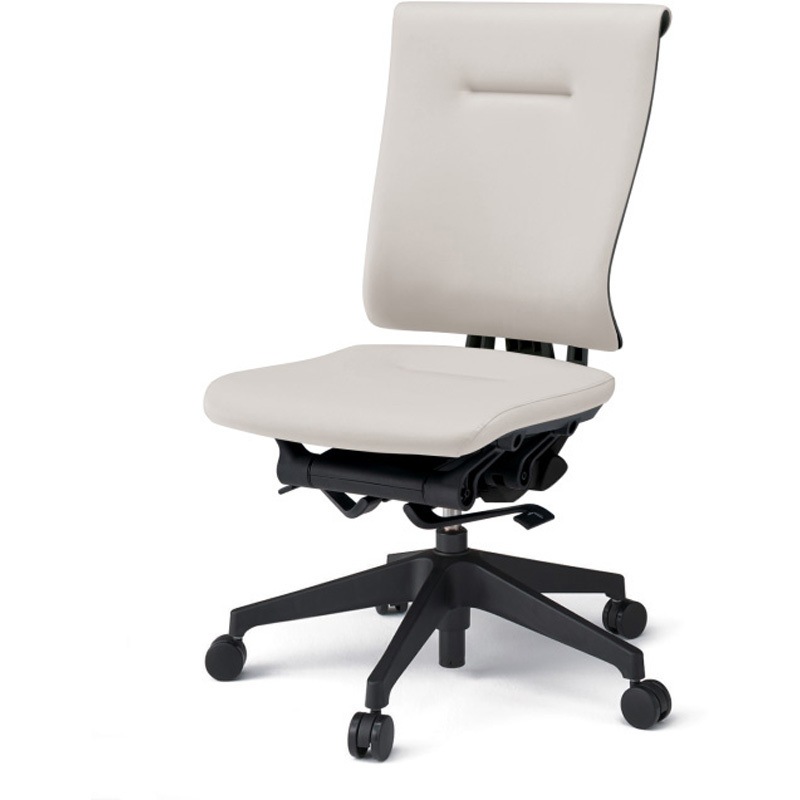 KF580DLM-TTC8 セレーオチェア スタンダードタイプ 肘なし ビニールレザーDL 樹脂脚 ウレタンキャスター<配送時組立サービス付> 1台 イトーキ 【通販モノタロウ】