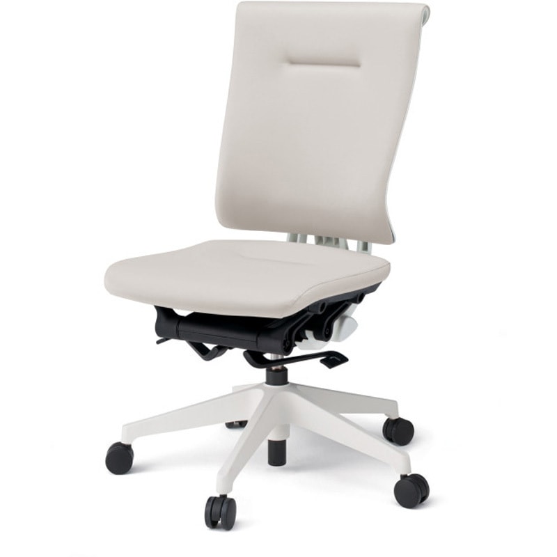 KF580DLM-WWC8 セレーオチェア スタンダードタイプ 肘なし ビニールレザーDL 樹脂脚 ウレタンキャスター<配送時組立サービス付> 1台 イトーキ 【通販モノタロウ】