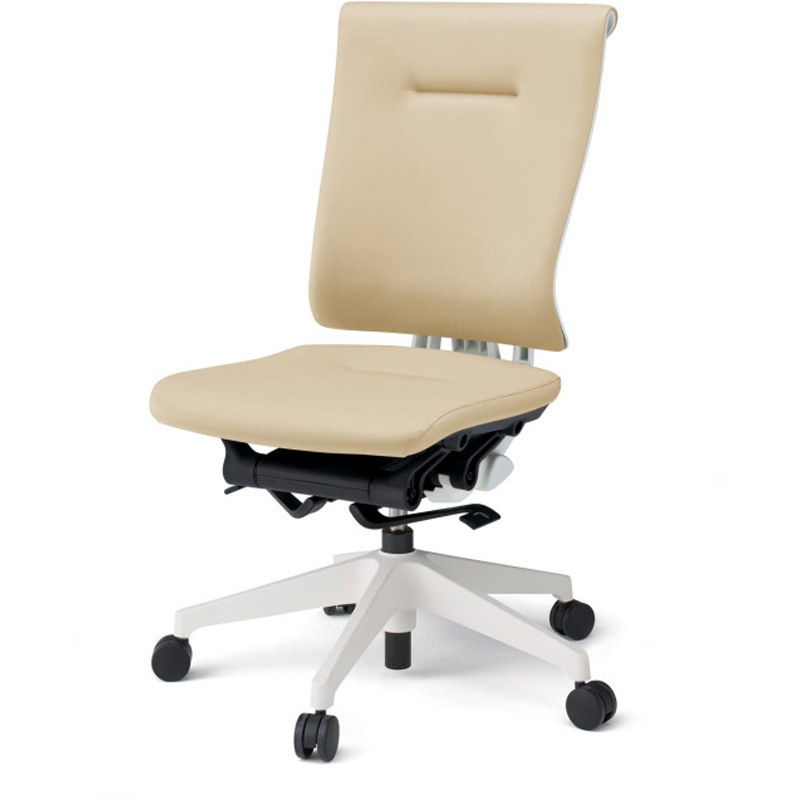 KF580DLM-WWK6 セレーオチェア スタンダードタイプ 肘なし ビニールレザーDL 樹脂脚 ウレタンキャスター<配送時組立サービス付> 1台 イトーキ 【通販モノタロウ】