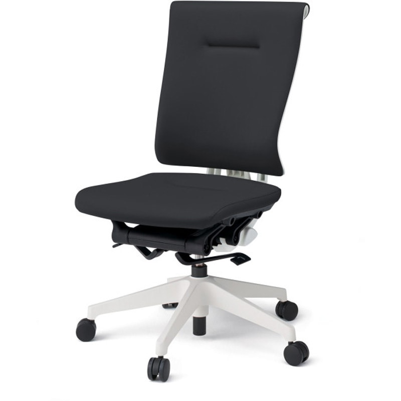 KF580DLM-WWT1 セレーオチェア スタンダードタイプ 肘なし ビニールレザーDL 樹脂脚 ウレタンキャスター<配送時組立サービス付> 1台 イトーキ 【通販モノタロウ】