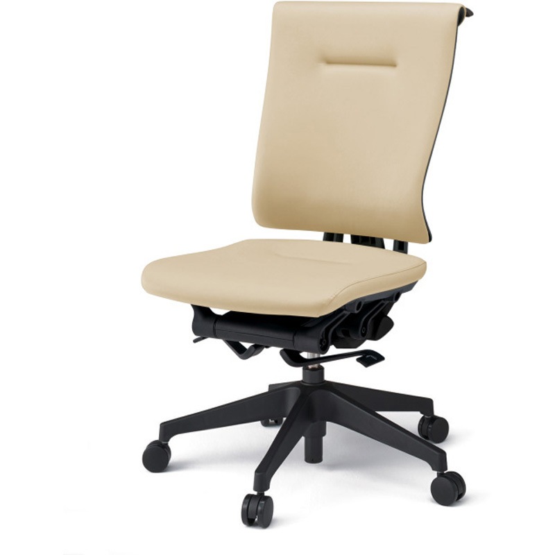 KF-580DLH-TTK6 セレーオチェア スタンダードタイプ 肘なし ハンガー ビニールレザーDL 樹脂脚 ナイロンキャスター<配送時組立サービス付> 1台 イトーキ 【通販モノタロウ】