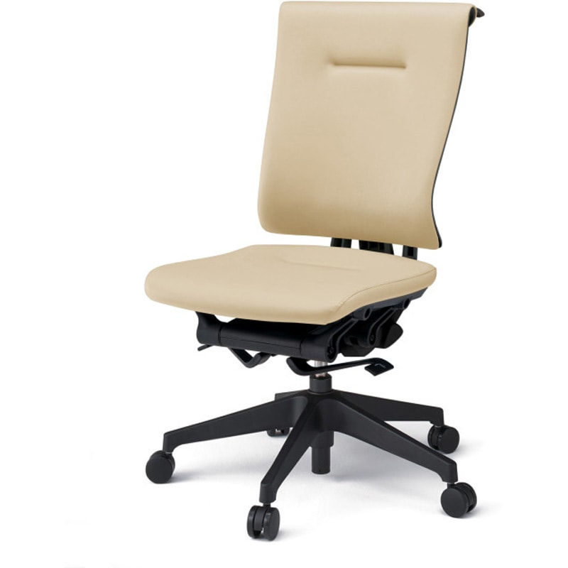 KF580DLHM-TTK6 セレーオチェア スタンダードタイプ 肘なし ハンガー ビニールレザーDL 樹脂脚 ウレタンキャスター<配送時組立サービス付> 1台 イトーキ 【通販モノタロウ】