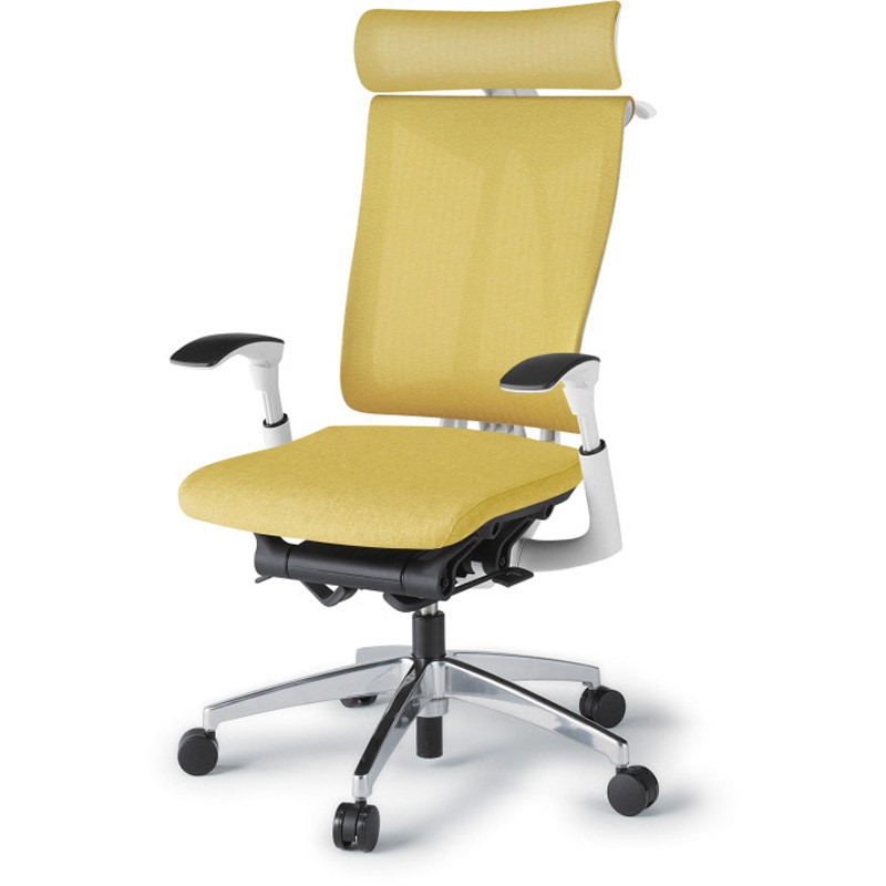 KF-517JE-ZWU6 セレーオチェア エクストラハイバック セレクトタイプ 可動肘 メッシュ張地JE アルミミラー脚<配送時組立サービス付> 1台 イトーキ 【通販モノタロウ】