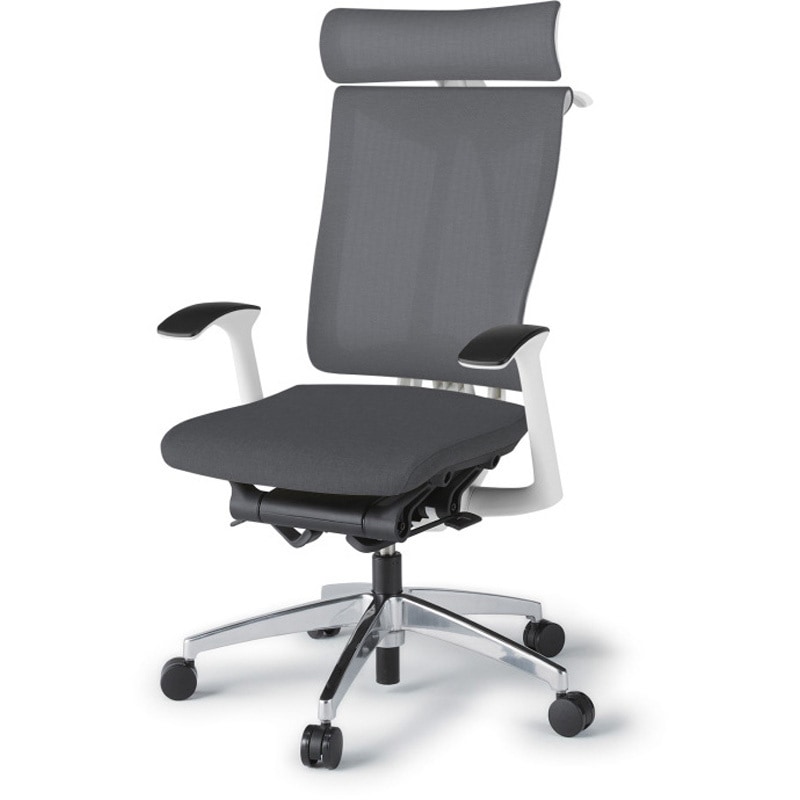 KF-515JE-ZWT3 セレーオチェア エクストラハイバック セレクトタイプ 固定肘 メッシュ張地JE アルミミラー脚<配送時組立サービス付> 1台 イトーキ 【通販モノタロウ】 87,890円