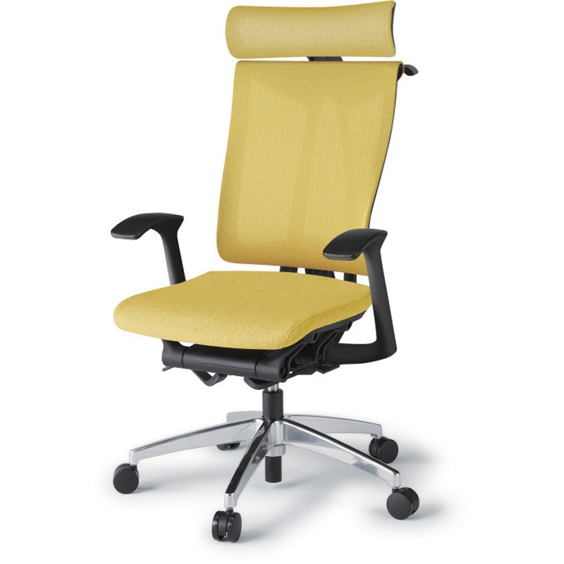 KF-515JEHZTU6 セレーオチェア エクストラハイバック セレクトタイプ 固定肘 ハンガー メッシュ張地JE アルミミラー脚<配送時組立サービス付> 1台 イトーキ 【通販モノタロウ】