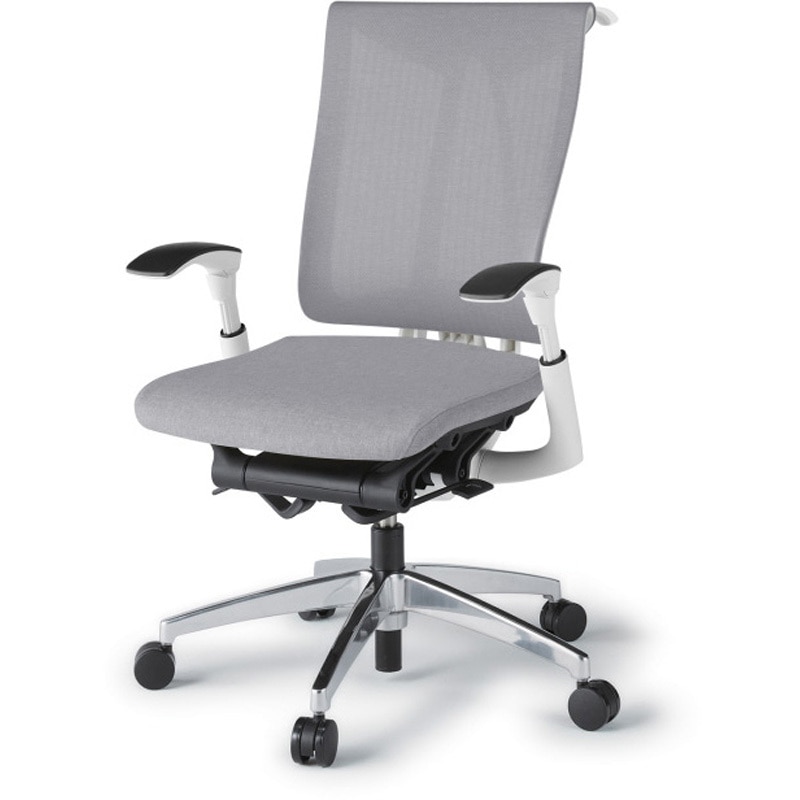 KF-537JEHZWT7 セレーオチェア セレクトタイプ 可動肘 ハンガー メッシュ張地JE アルミミラー脚<配送時組立サービス付> 1台 イトーキ 【通販モノタロウ】 87,890円