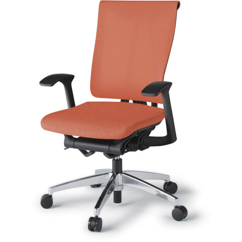 KF-535JE-ZTD4 セレーオチェア セレクトタイプ 固定肘 メッシュ張地JE アルミミラー脚<配送時組立サービス付> 1台 イトーキ 【通販モノタロウ】 76,890円