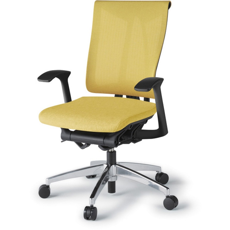 KF-535JE-ZTU6 セレーオチェア セレクトタイプ 固定肘 メッシュ張地JE アルミミラー脚<配送時組立サービス付> 1台 イトーキ 【通販モノタロウ】 139,800円