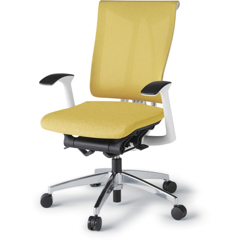 KF-535JE-ZWU6 セレーオチェア セレクトタイプ 固定肘 メッシュ張地JE アルミミラー脚<配送時組立サービス付> 1台 イトーキ 【通販モノタロウ】 139,800円