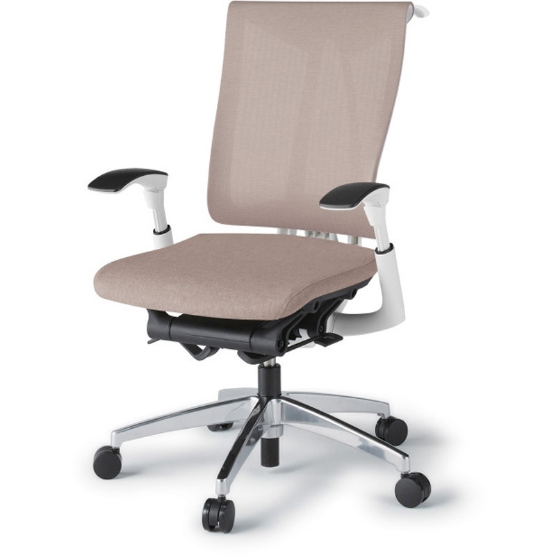 KF-577JEHZWF6 セレーオチェア スタンダードタイプ 可動肘 ハンガー メッシュ張地JE アルミミラー脚<配送時組立サービス付> 1台 イトーキ 【通販モノタロウ】