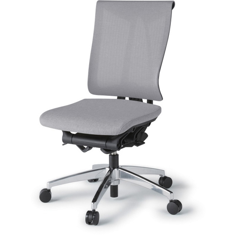 KF-570JE-ZTT7 セレーオチェア スタンダードタイプ 肘なし メッシュ張地JE アルミミラー脚<配送時組立サービス付> 1台 イトーキ 【通販モノタロウ】