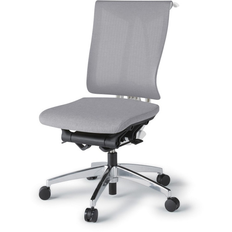 KF-570JEHZWT7 セレーオチェア スタンダードタイプ 肘なし ハンガー メッシュ張地JE アルミミラー脚<配送時組立サービス付> 1台 イトーキ 【通販モノタロウ】