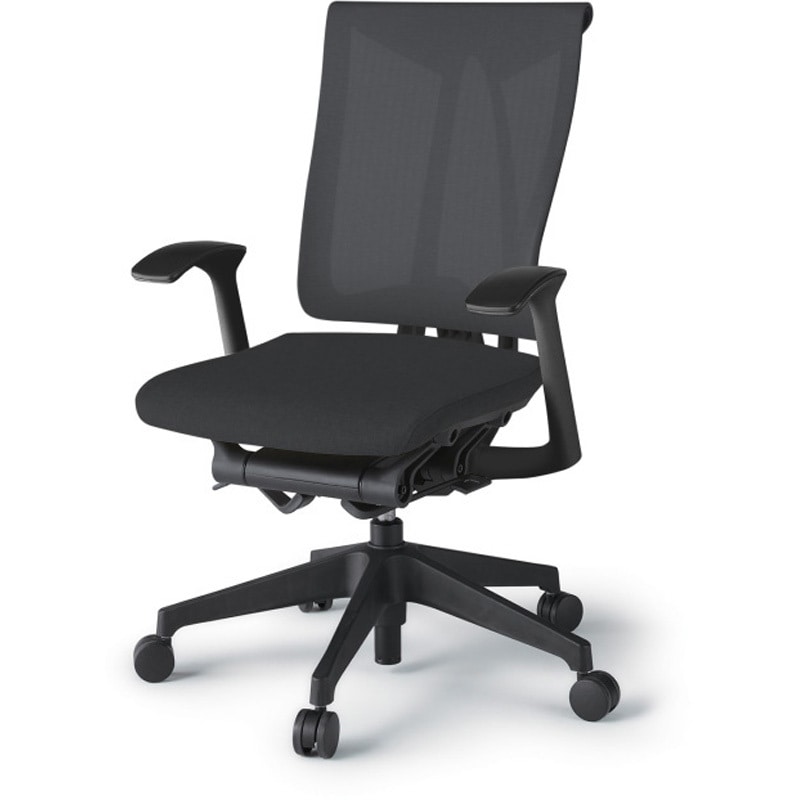 KF-575JE-TTT1 セレーオチェア スタンダードタイプ 固定肘 メッシュ張地JE 樹脂脚<配送時組立サービス付> 1台 イトーキ 【通販モノタロウ】