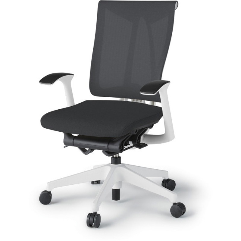 KF-575JE-WWT1 セレーオチェア スタンダードタイプ 固定肘 メッシュ張地JE 樹脂脚<配送時組立サービス付> 1台 イトーキ 【通販モノタロウ】