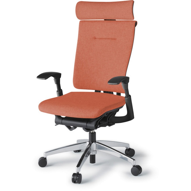 KF-527SA-ZTD4 セレーオチェア エクストラハイバック セレクトタイプ 可動肘 クロスバックSA アルミミラー脚<配送時組立サービス付> 1台 イトーキ 【通販モノタロウ】