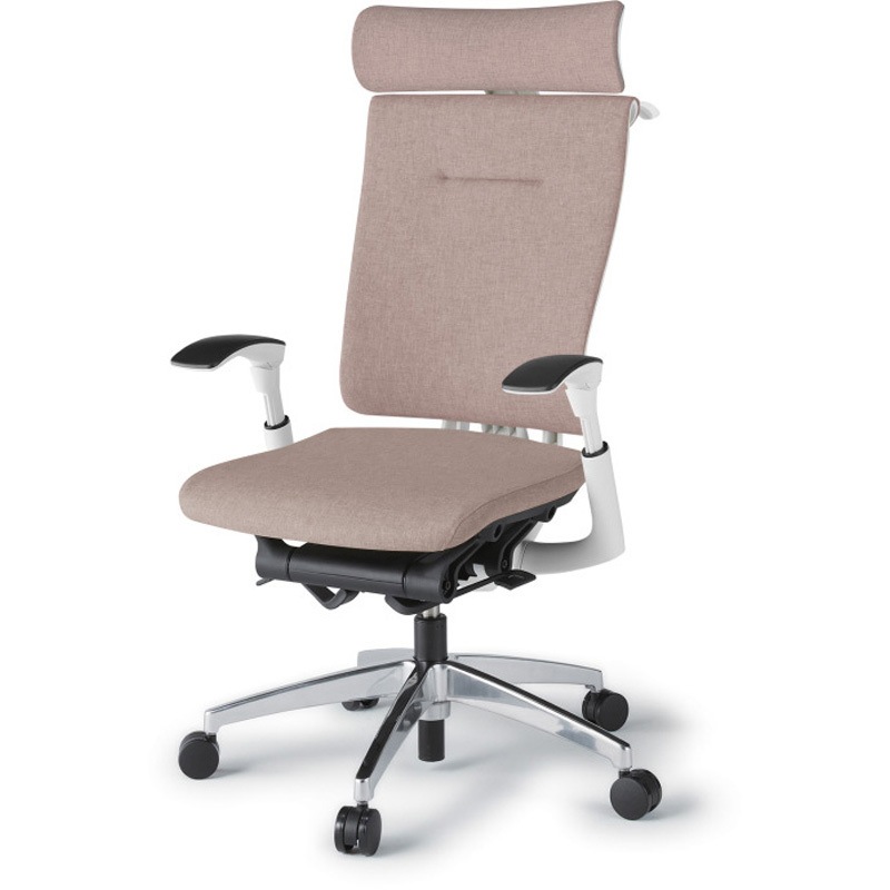 KF-527SAHZWF6 セレーオチェア エクストラハイバック セレクトタイプ 可動肘 ハンガー クロスバックSA アルミミラー脚<配送時組立サービス付> 1台 イトーキ 【通販モノタロウ】