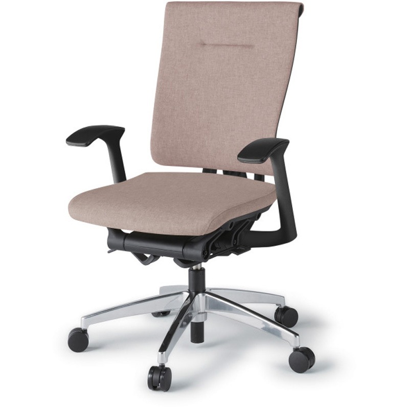 KF-545SA-ZTF6 セレーオチェア セレクトタイプ 固定肘 クロスバックSA アルミミラー脚<配送時組立サービス付> 1台 イトーキ 【通販モノタロウ】