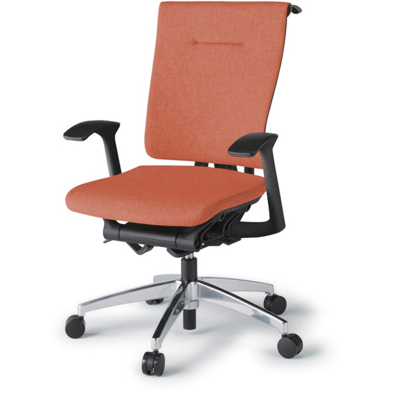 KF-545SAHZTD4 セレーオチェア セレクトタイプ 固定肘 ハンガー クロスバックSA アルミミラー脚<配送時組立サービス付> 1台 イトーキ 【通販モノタロウ】