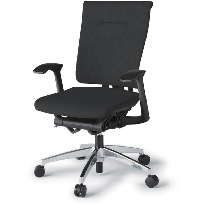 KF-585SA-ZTT1 セレーオチェア スタンダードタイプ 固定肘 クロスバックSA アルミミラー脚<配送時組立サービス付> 1台 イトーキ 【通販モノタロウ】 76,890円