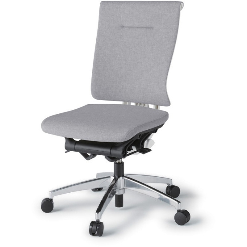 KF-580SA-ZWT7 セレーオチェア スタンダードタイプ 肘なし クロスバックSA アルミミラー脚<配送時組立サービス付> 1台 イトーキ 【通販モノタロウ】