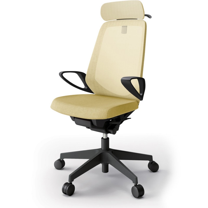 KJ-176JEX-T1U6 ノートチェア エクストラハイバック 固定肘 ハンガー ランバーサポートなし メッシュJE ナイロンキャスター<配送時組立サービス付> 1台 イトーキ 【通販モノタロウ】