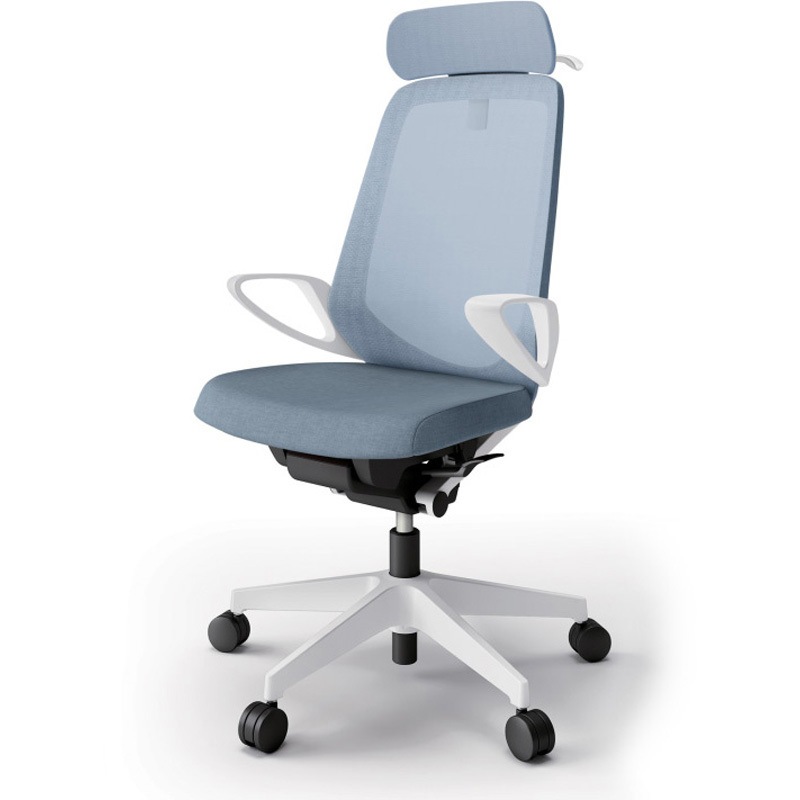 KJ-176JEX-W9B4 ノートチェア エクストラハイバック 固定肘 ハンガー ランバーサポートなし メッシュJE ナイロンキャスター<配送時組立サービス付> 1台 イトーキ 【通販モノタロウ】