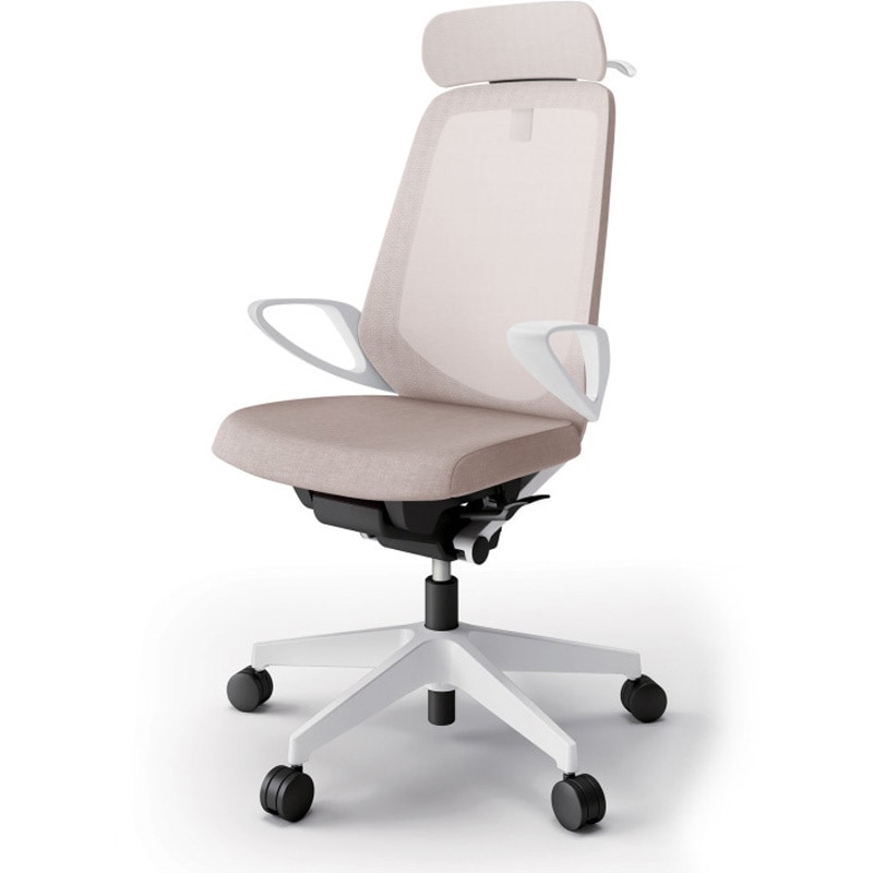 KJ-176JEX-W9F6 ノートチェア エクストラハイバック 固定肘 ハンガー ランバーサポートなし メッシュJE ナイロンキャスター<配送時組立サービス付> 1台 イトーキ 【通販モノタロウ】