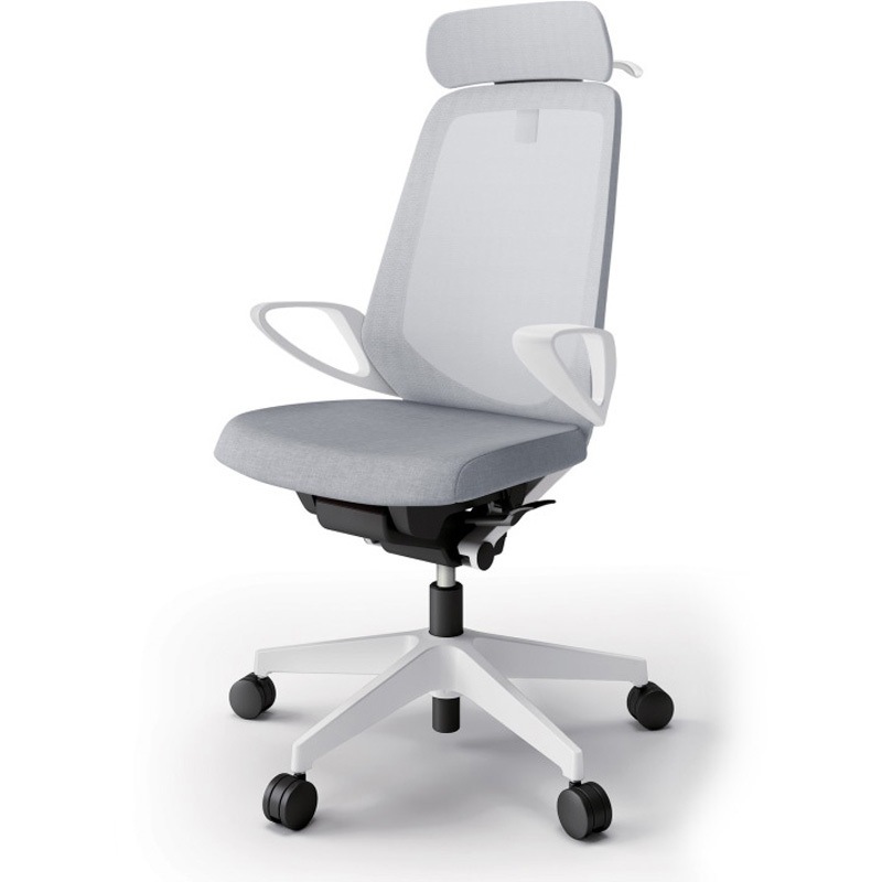 KJ-176JEX-W9T7 ノートチェア エクストラハイバック 固定肘 ハンガー ランバーサポートなし メッシュJE ナイロンキャスター<配送時組立サービス付> 1台 イトーキ 【通販モノタロウ】