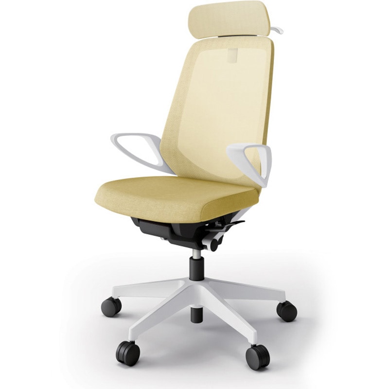 KJ-176JEX-W9U6 ノートチェア エクストラハイバック 固定肘 ハンガー ランバーサポートなし メッシュJE ナイロンキャスター<配送時組立サービス付> 1台 イトーキ 【通販モノタロウ】