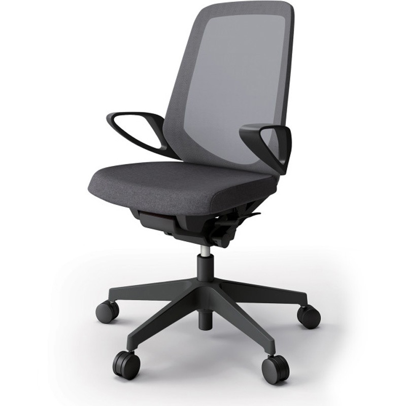 KJ-176JE-T1T3 ノートチェア ハイバック 固定肘 ランバーサポートなし メッシュJE ナイロンキャスター<配送時組立サービス付> 1台 イトーキ 【通販モノタロウ】 47,988円