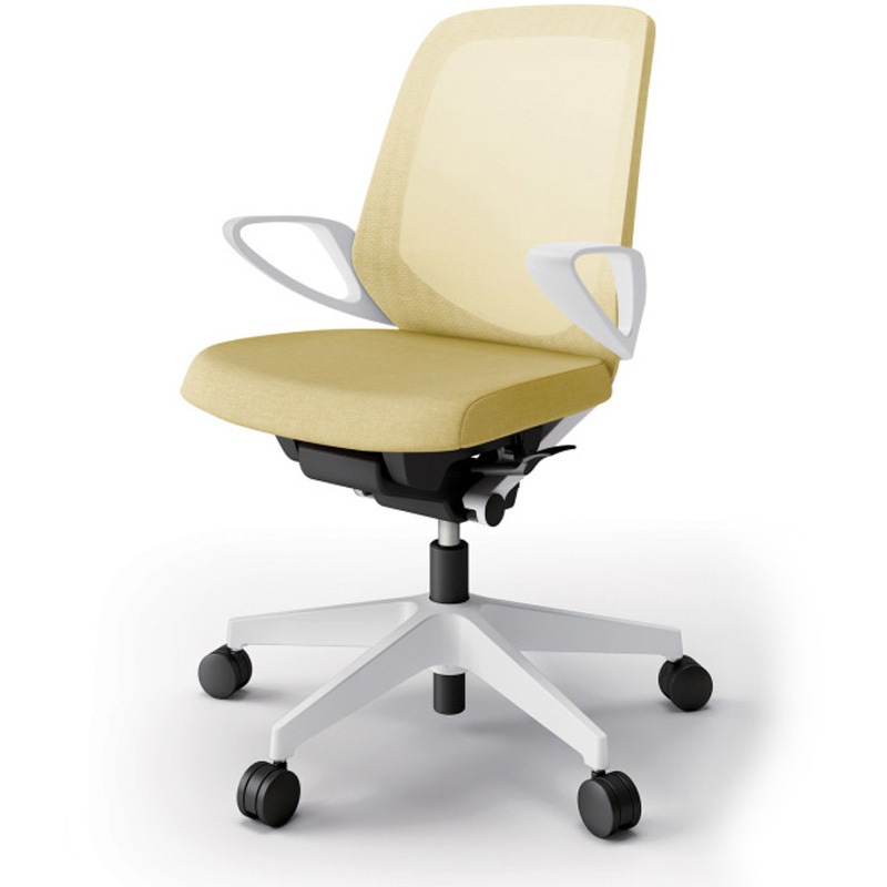 KJ-186JE-W9U6 ノートチェア ローバック 固定肘 ランバーサポートなし メッシュJE ナイロンキャスター<配送時組立サービス付> 1台 イトーキ 【通販モノタロウ】 45,487円