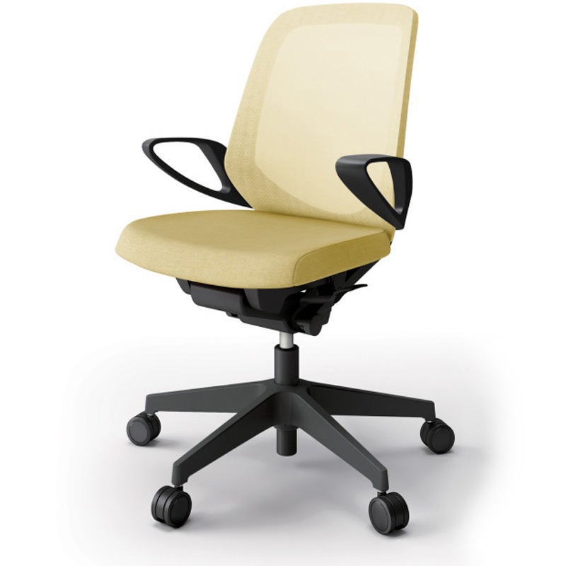 KJ-186JEM-T1U6 ノートチェア ローバック 固定肘 ランバーサポートなし メッシュJE ウレタンキャスター<配送時組立サービス付> 1台 イトーキ 【通販モノタロウ】