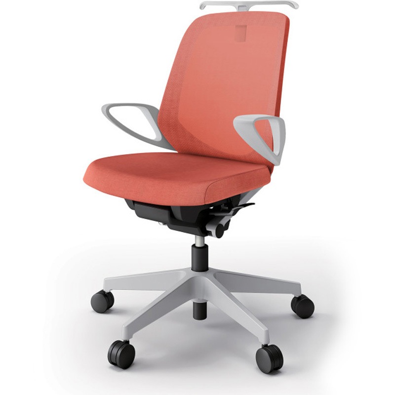 KJ-186JEH-GND4 ノートチェア ローバック 固定肘 ハンガー ランバーサポートなし メッシュJE ナイロンキャスター<配送時組立サービス付> 1台 イトーキ 【通販モノタロウ】