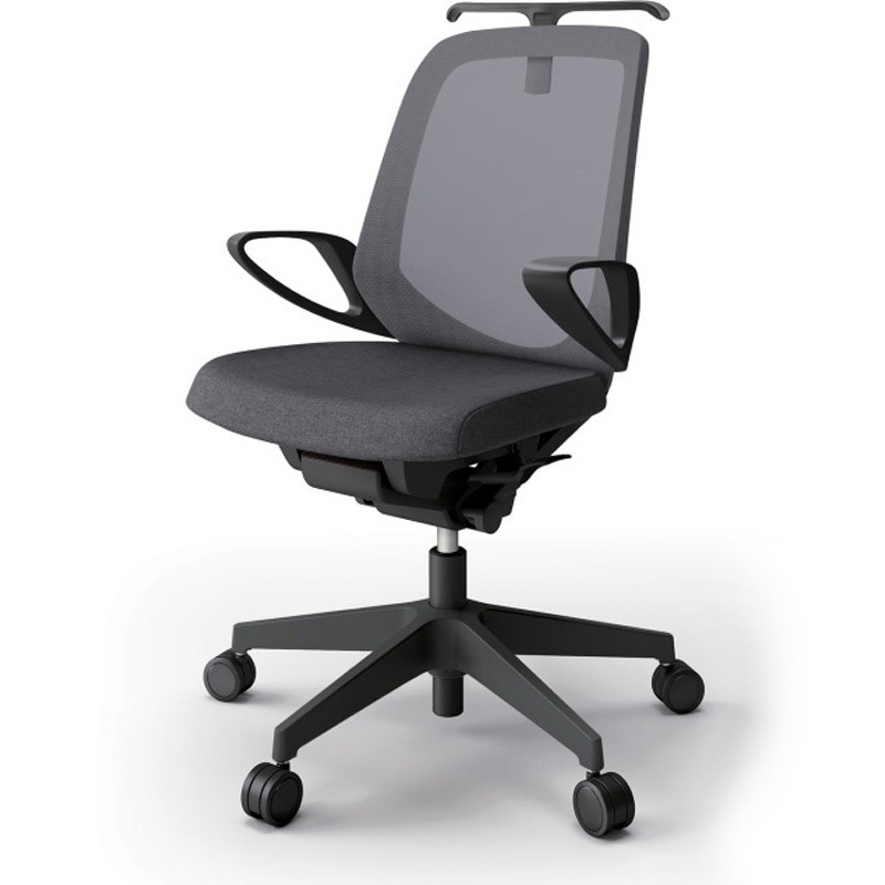 KJ-186JEHM-T1T3 ノートチェア ローバック 固定肘 ハンガー ランバーサポートなし メッシュJE ウレタンキャスター<配送時組立サービス付> 1台 イトーキ 【通販モノタロウ】