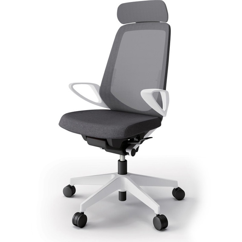 KJ-156JEE-W9T3 ノートチェア エクストラハイバック 固定肘 ランバーサポート付 メッシュJE ナイロンキャスター<配送時組立サービス付> 1台 イトーキ 【通販モノタロウ】