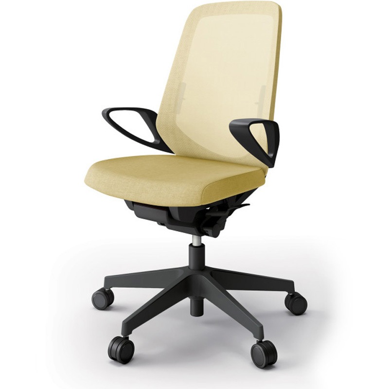 KJ-156JEM-T1U6 ノートチェア ハイバック 固定肘 ランバーサポート付 メッシュJE ウレタンキャスター<配送時組立サービス付> 1台 イトーキ 【通販モノタロウ】