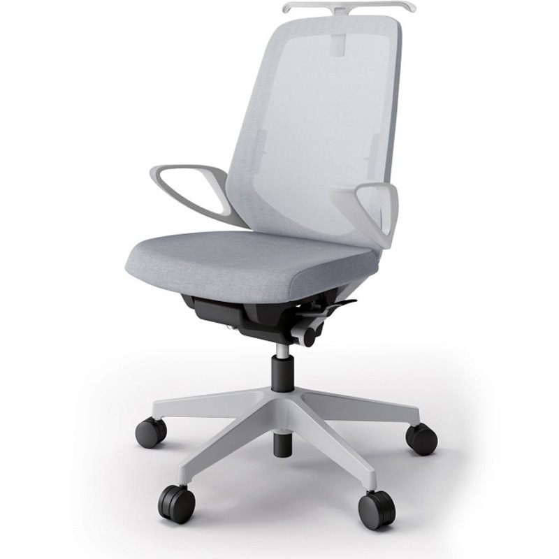 KJ-156JEH-GNT7 ノートチェア ハイバック 固定肘 ハンガー ランバーサポート付 メッシュJE ナイロンキャスター<配送時組立サービス付> 1台 イトーキ 【通販モノタロウ】