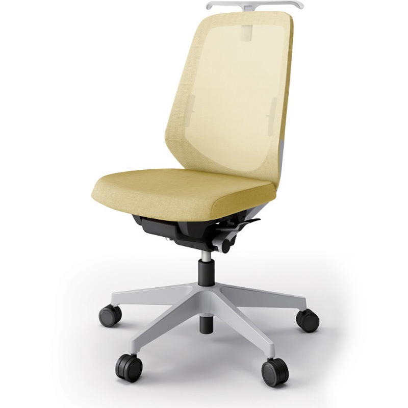KJ-150JEHM-GNU6 ノートチェア ハイバック 肘なし ハンガー ランバーサポート付 メッシュJE ウレタンキャスター<配送時組立サービス付> 1台 イトーキ 【通販モノタロウ】
